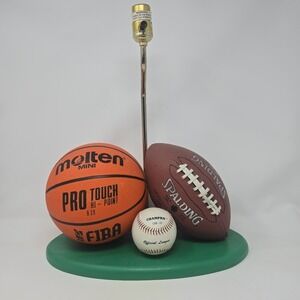 Sports Theme Lamp Mini Football Basketball Baseball Kids Molten Spalding Champro
